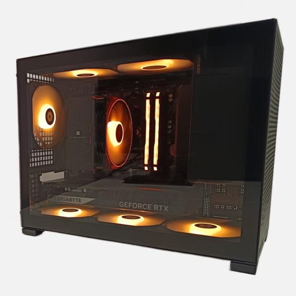 PC Gaming Compact Premium – Silencieux & Optimisé – RTX 5060 / Ryzen 7 5800X – 1440p Ultra
