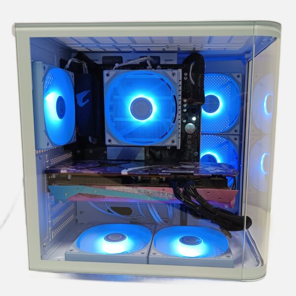 PC Gaming Compact Sakura 1080p / 1440p – Ryzen 5 5600X / RX 5700 XT / 32 Go DDR4 / SSD 1 To