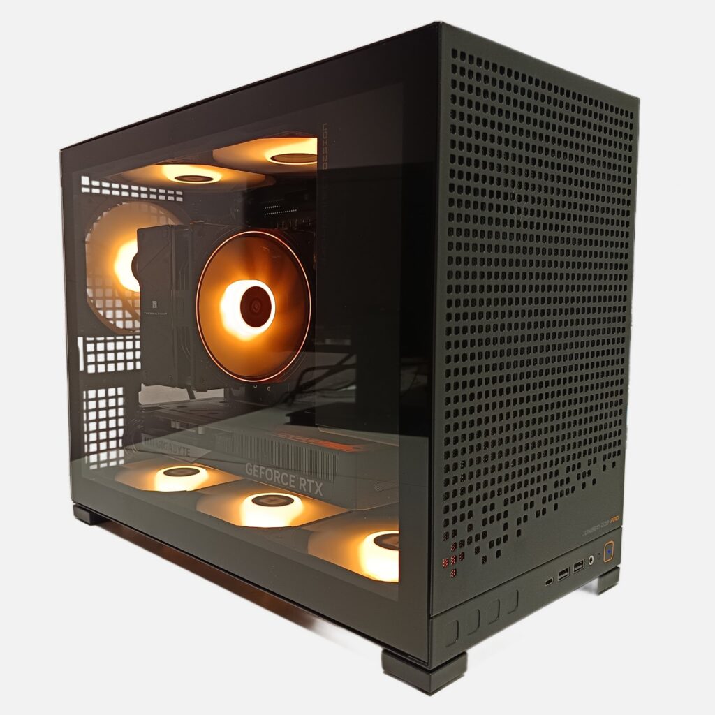 PC Gaming Compact Premium – Silencieux & Optimisé – RTX 5060 / Ryzen 7 5800X – 1440p Ultra