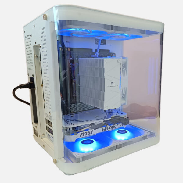 PC Gaming Compact Design Aquarium – Silencieux & Premium – RTX 4060 / Ryzen 5 5600X