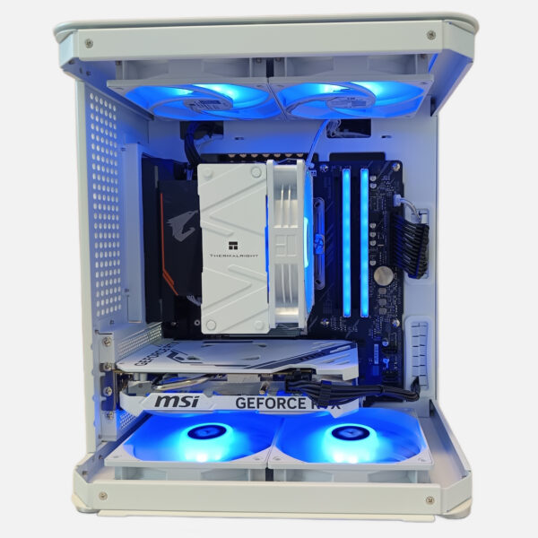PC Gaming Compact Design Aquarium – Silencieux & Premium – RTX 4060 / Ryzen 5 5600X