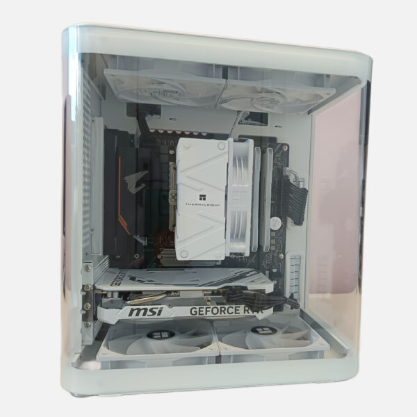 PC Gaming Compact Design Aquarium – Silencieux & Premium – RTX 4060 / Ryzen 5 5600X